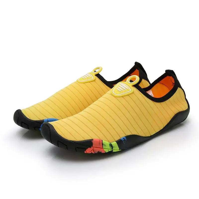 Chaussures de gymnastique d'intérieur unisexes, chaussures de plage à interférence de vitesse en ple