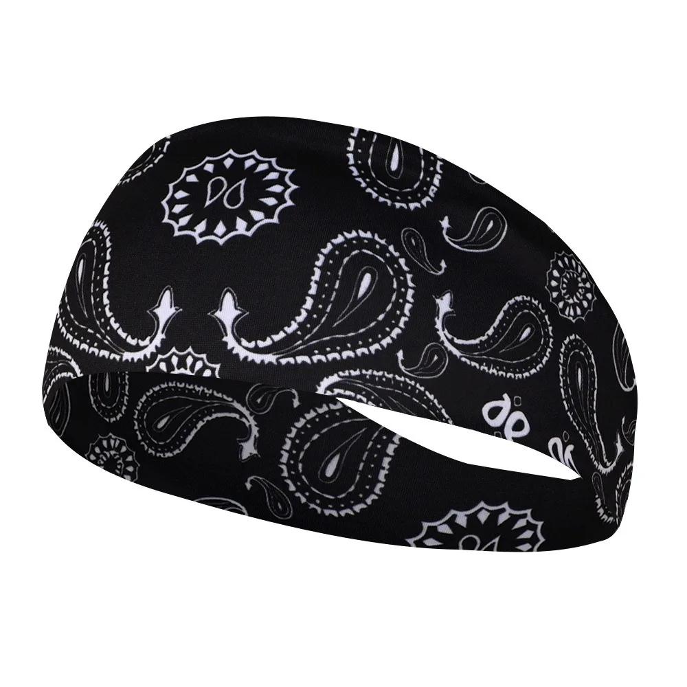Bandeau élastique absorbant la sueur, résistant à la sueur, pour le sport et le yoga