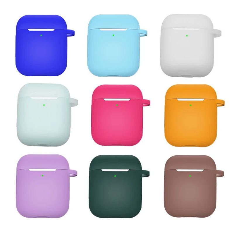 Étui AirPods 1/2 Gen en Silicone pour écouteurs sans fil, étui pour écouteurs respectueux de la peau