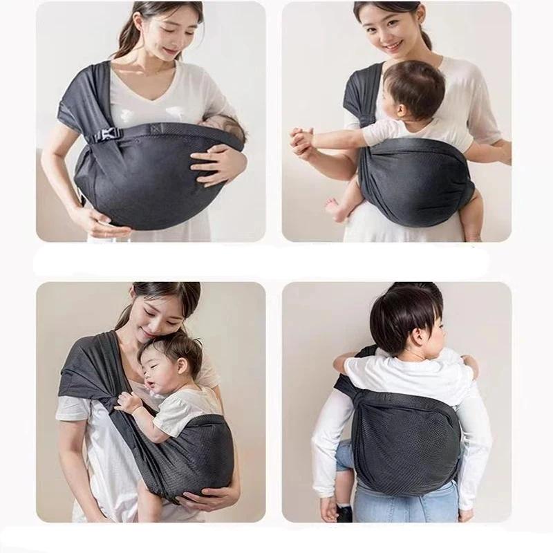Porte-bébé Portable et rangement, taille avant, écharpe de transport pour bébé, ceinture arrière erg
