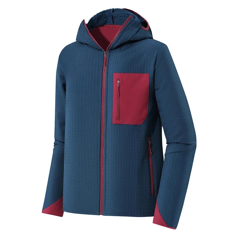 Veste de randonnée et d'alpinisme épaisse, chaude et résistante au froid pour l'automne et l'hiver, 