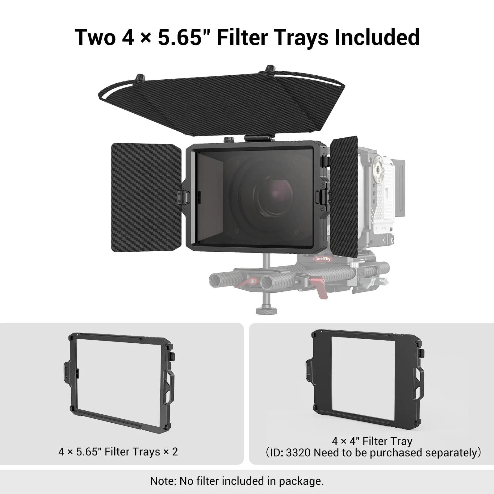 SmallRig Mini Matte Box Pro Mini Follow Focus Protection contre l'éblouissement et l'évasement à dég