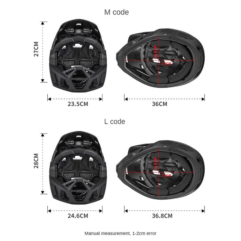 Casque de cyclisme vtt intégral VTT casque pour hommes DH BMX moto tout-terrain adulte vélo course a