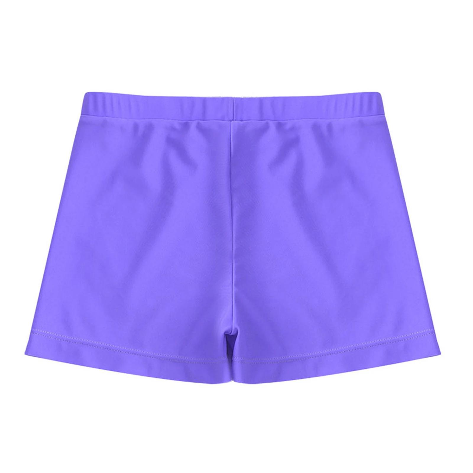 Maillot de bain couleur bonbon pour filles, short de planche élastique à séchage rapide, Protection