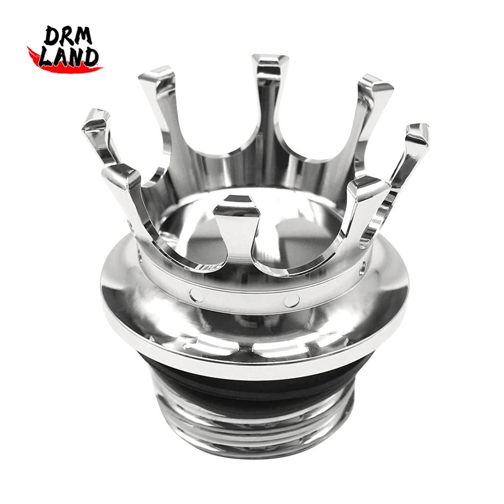 Couvercle de réservoir de carburant ventilé couronne de moto, bouchon de gaz pour Harley Sportster X