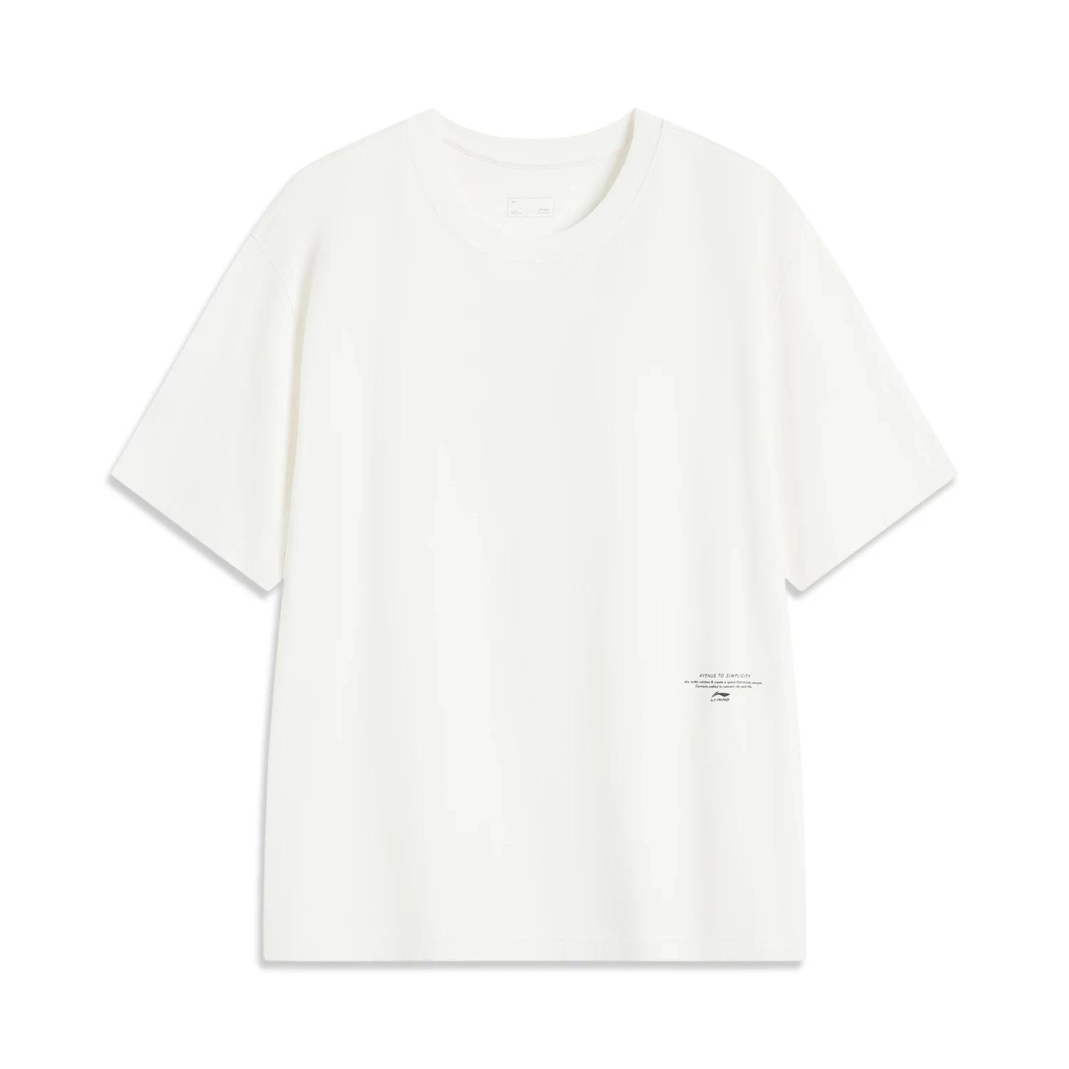 T-shirt de sport Li-Ning pour homme coupe ample - 67% coton et 33% polyester technologie AT DRY SMART