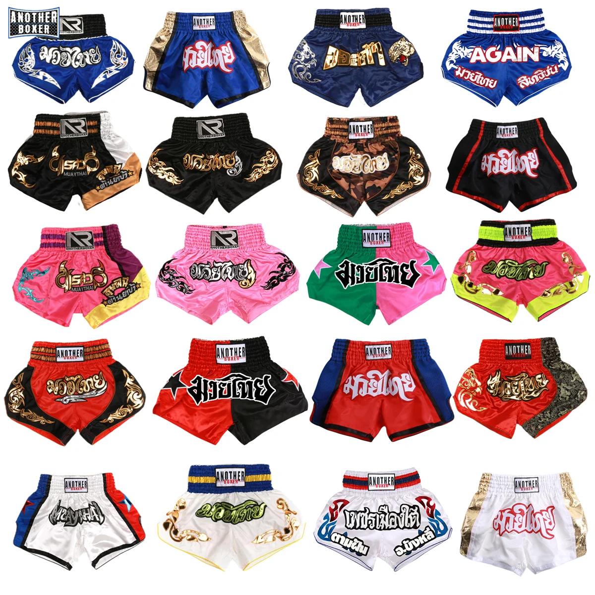 Short Muay Thai, short de boxe court Kickboxing, maillot de boxe pour l'entraînement de frappe, shor
