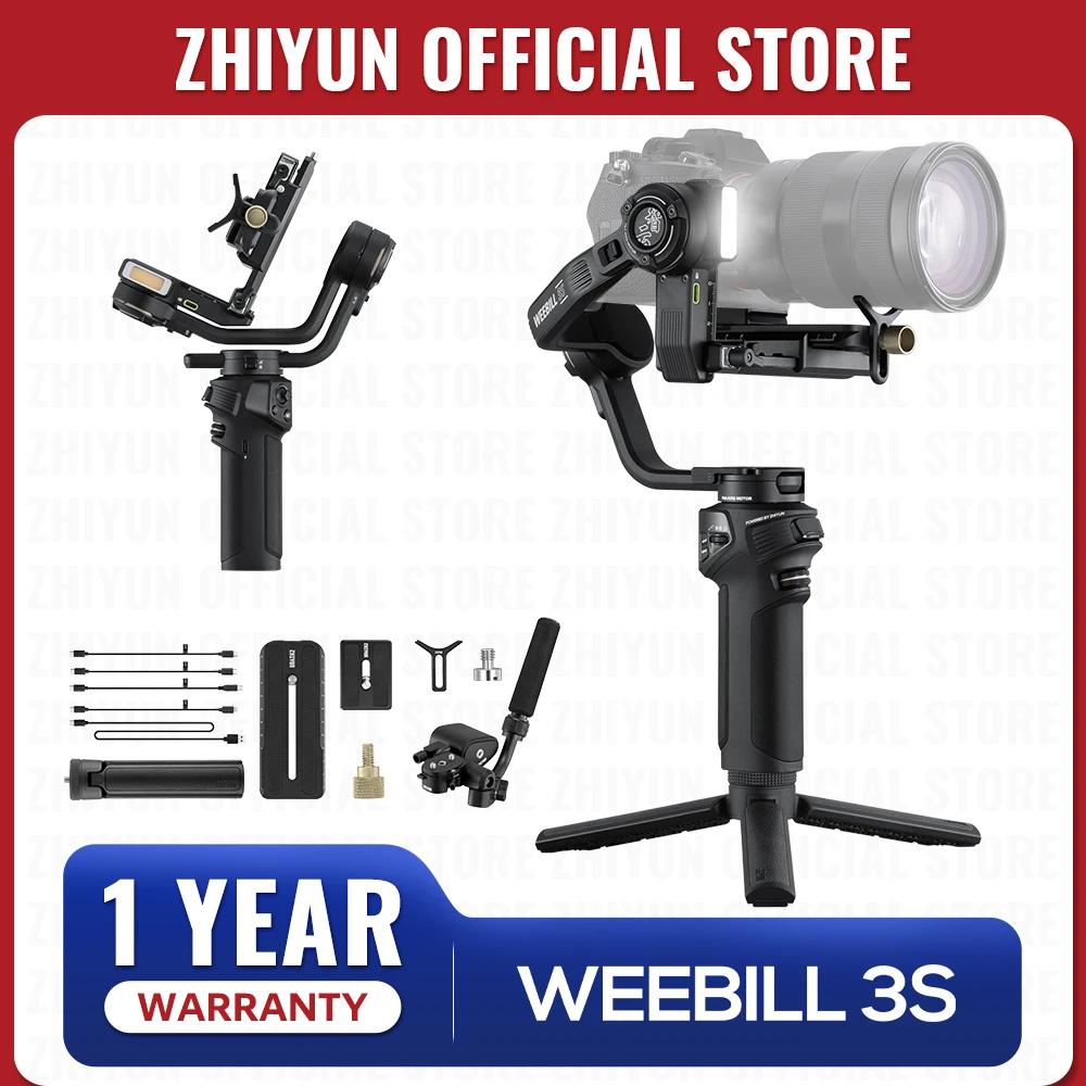 ZHIYUN-Weebill 3S stabilisateur de caméra à cardan 3 axes, pour appareil photo reflex numérique, san