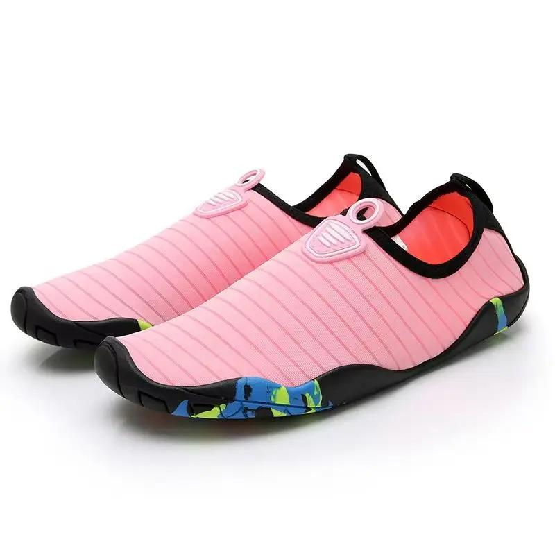 Chaussures de gymnastique d'intérieur unisexes, chaussures de plage à interférence de vitesse en ple