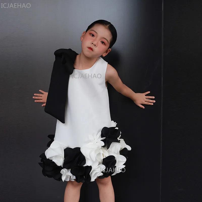 Robe de soirée pour bébé fille, tenue de cérémonie pour enfants, costume de princesse pour le premie