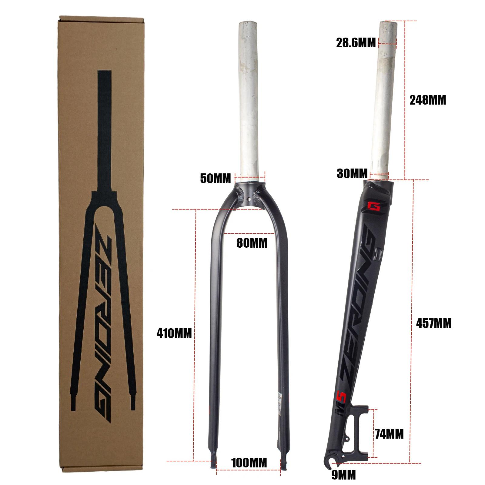 EVOSID-Fourche de VTT M5 M6 en Alliage d'Aluminium, Convient pour Vélo de Route, V-Brake, 26/27.5/29