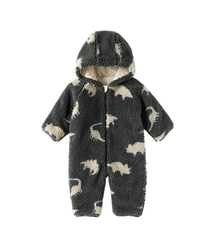 Combinaisons en velours pour bébés filles, motif dessin animé, chaudes et épaisses, pour l'automne e