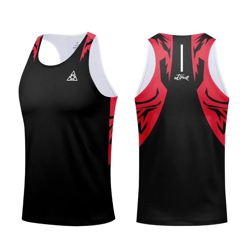 Gilets de course Marathon, T-shirts de course de sport professionnel d'été pour hommes et femmes, vê