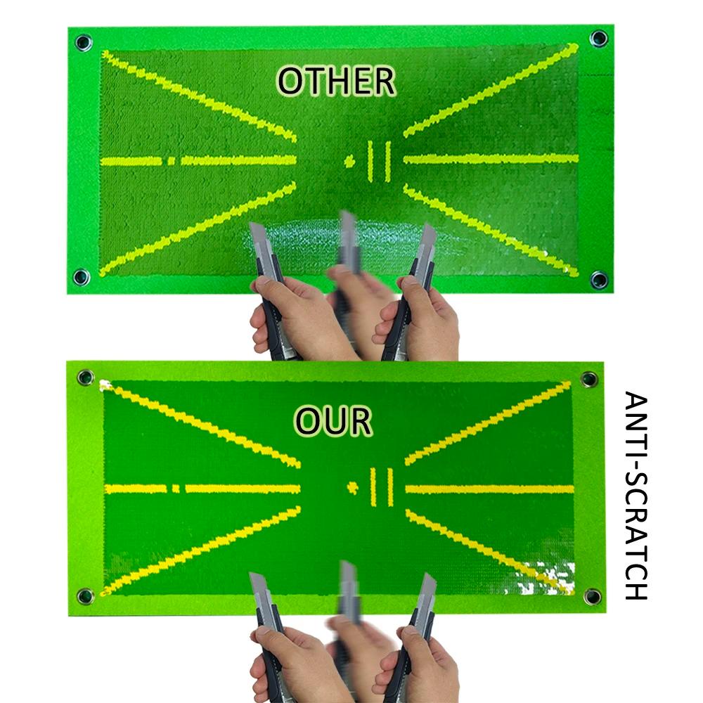 Tapis d'entraînement de golf pour la détection du swing, aide à l'entraînement au golf qui montre le