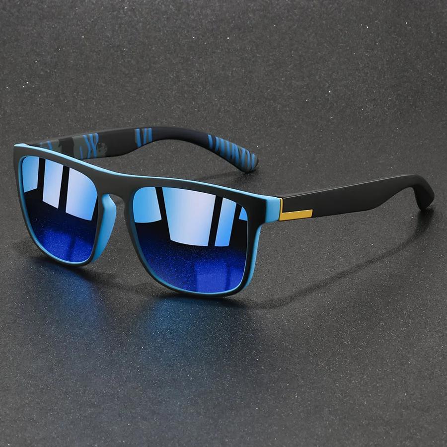 Lunettes de soleil carrées vintage tendance pour hommes et femmes, idéales pour la pêche et la condu