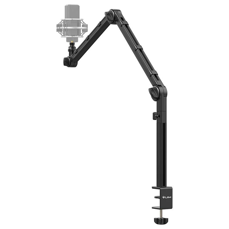 VIJIM LS24 support de bras de flèche de Microphone de bureau étendre 1/4 ''3/8'' 5/8 ''vis 90 °   Su