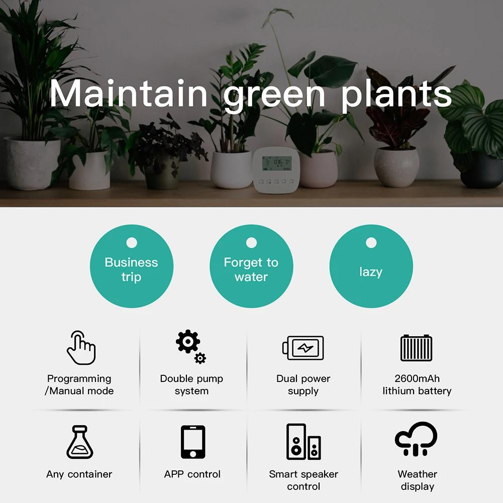 Machine d'arrosage intelligente WiFi Tuya, système d'irrigation automatique à Micro-goutte, système 