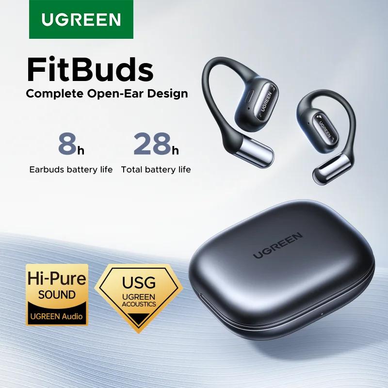 UGREEN FitBuds écouteurs à oreille ouverte, crochet d'oreille TWS True-Wireless Bluetooth 6.0 écoute