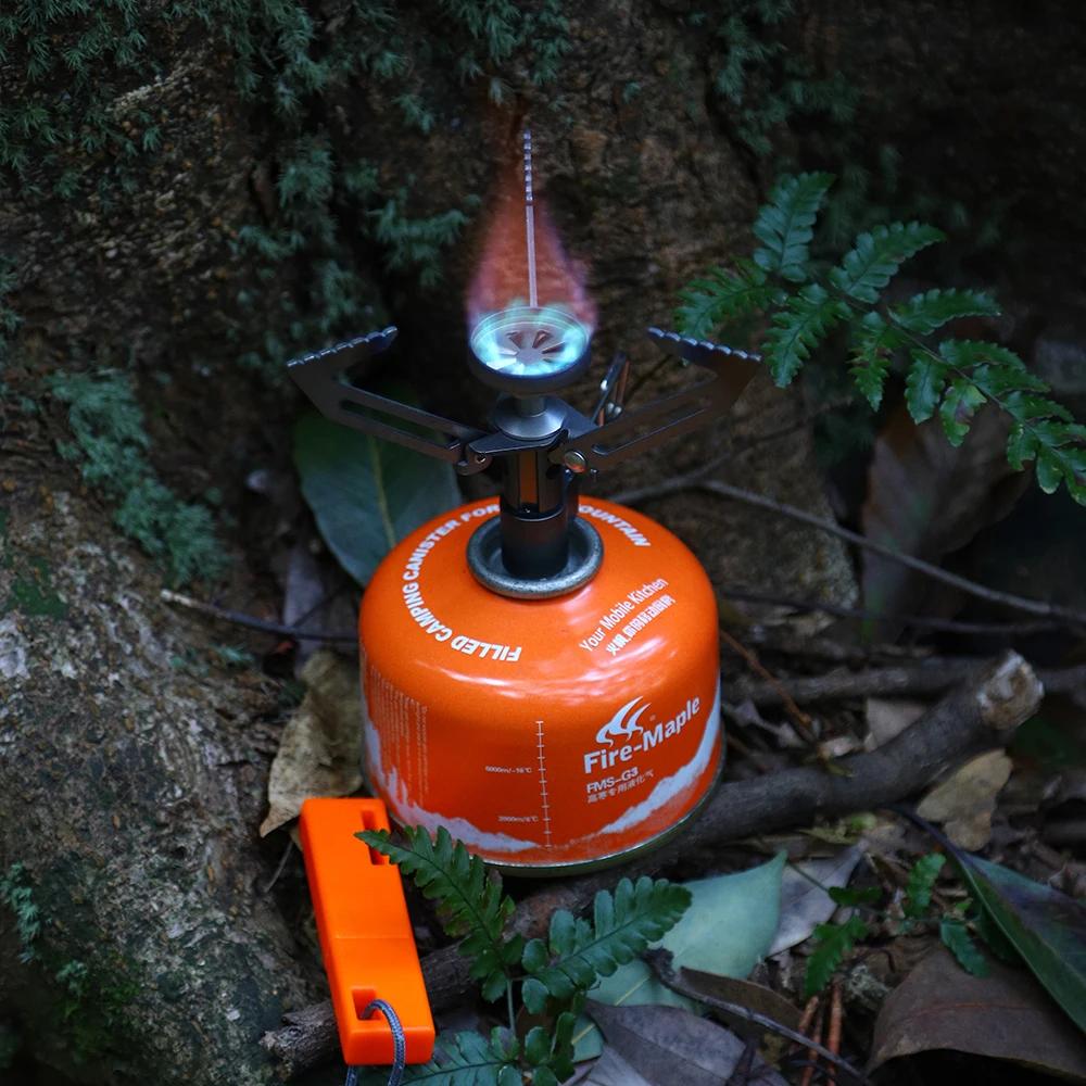Fire Maple Hornet II poêle à gaz titane Camping brûleurs compacts randonnée en plein air Bikepacking
