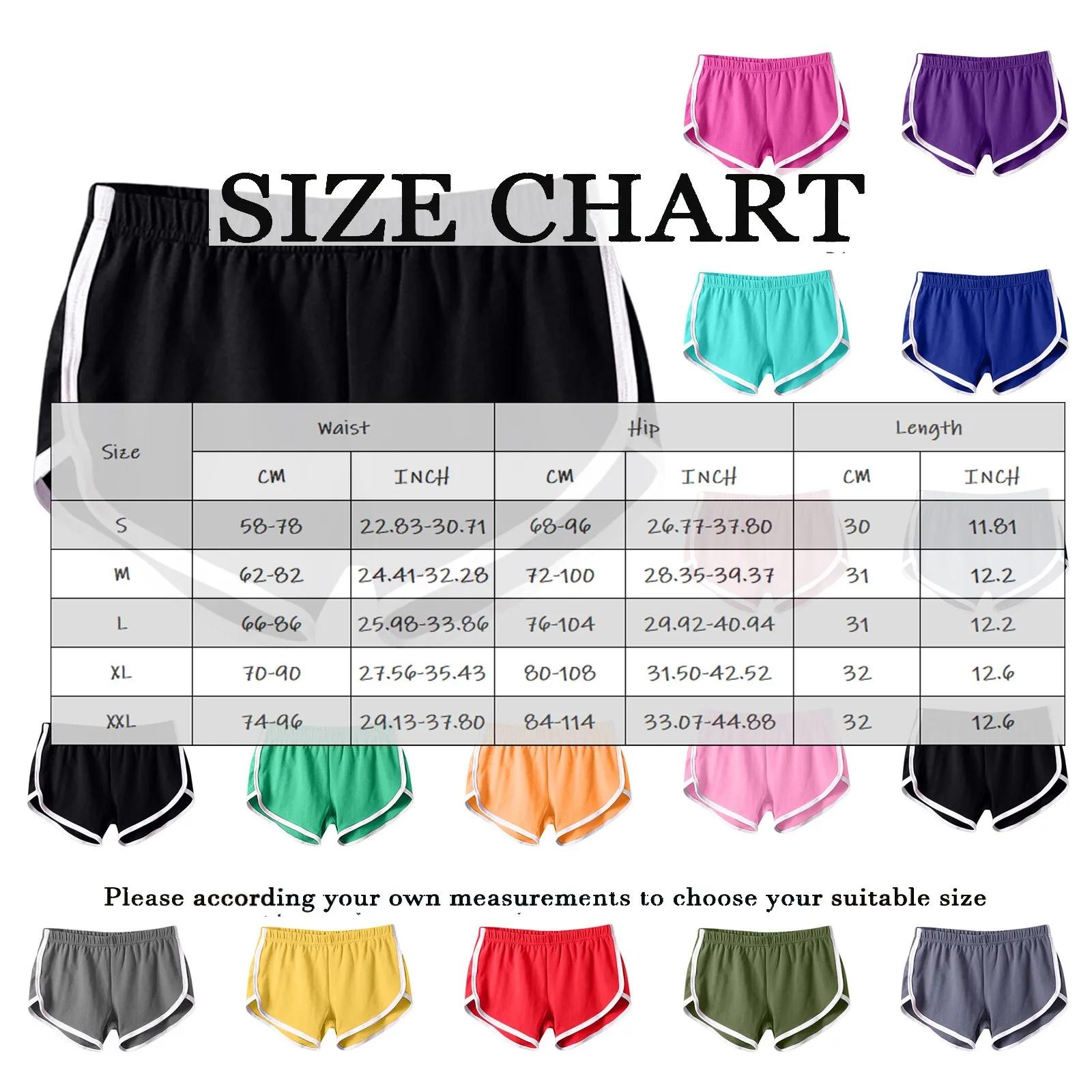 Short de sport pour femmes, couleur bonbon, Anti-vide, slim, décontracté, taille élastique, pantalon