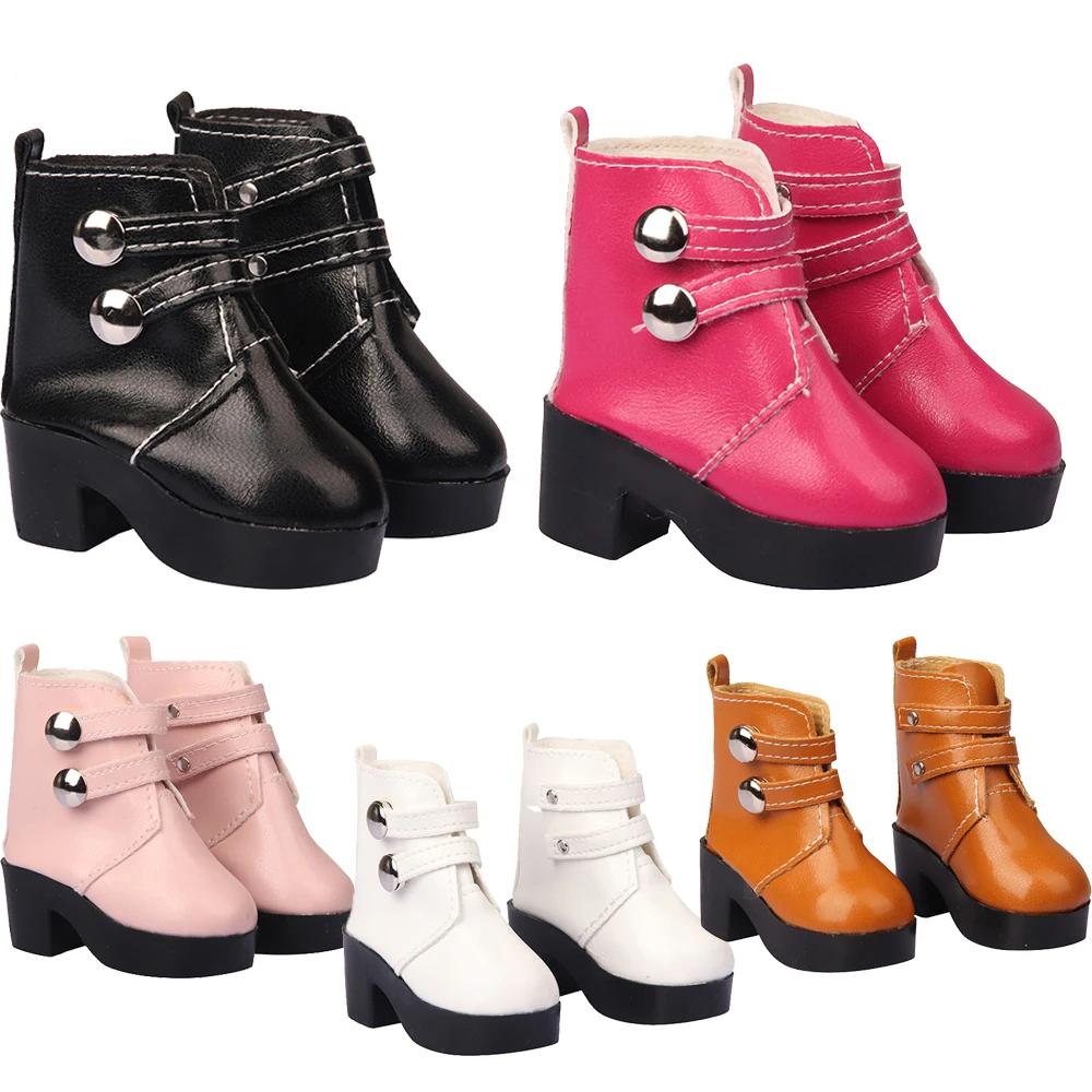 Chaussures à talons hauts faites à la main de 7cm, de haute qualité, pour poupées BJD 1/3, bottes mi