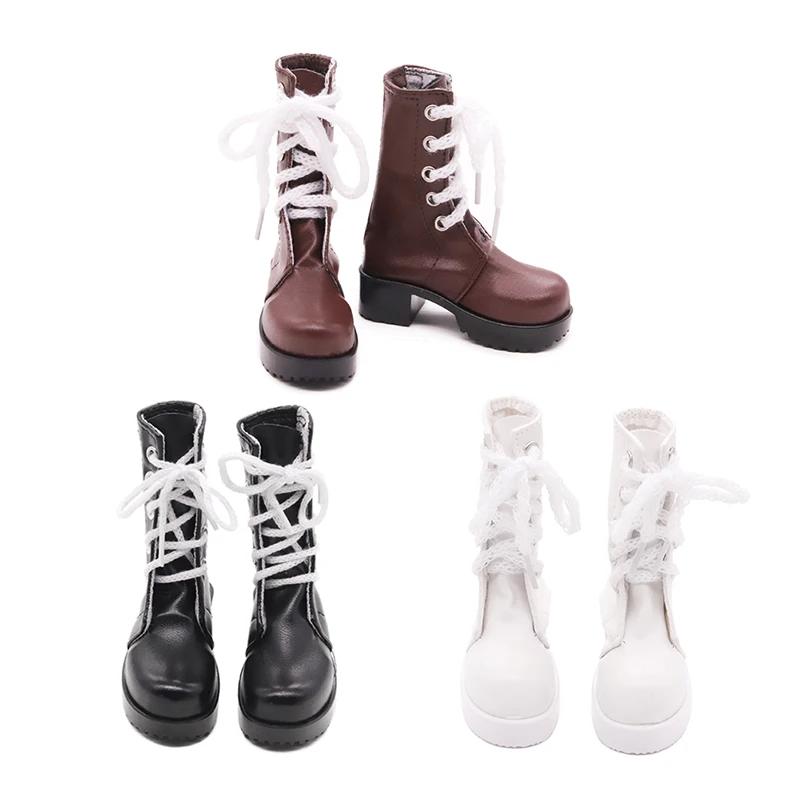 Chaussures à talons hauts faites à la main de 7cm, de haute qualité, pour poupées BJD 1/3, bottes mi