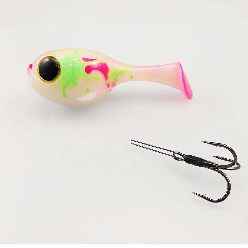 ESFISHING Silicone souple appât Balloonfish 82mm24g Deraball avec crochet de qualité Pesca artificie