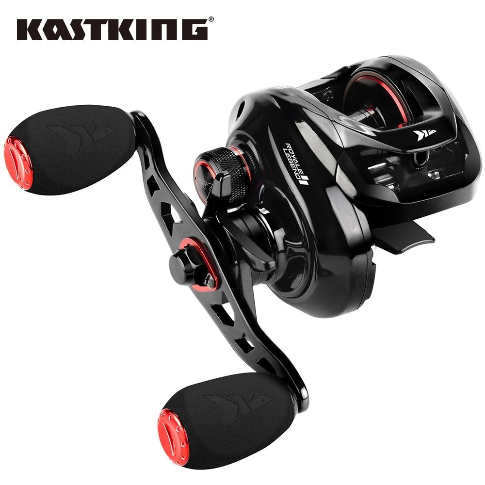 Moulinet de pêche Baitcasting KastKing Royale Legend II & GT 7.2:1 5.4:1 rapport de vitesse bobine e