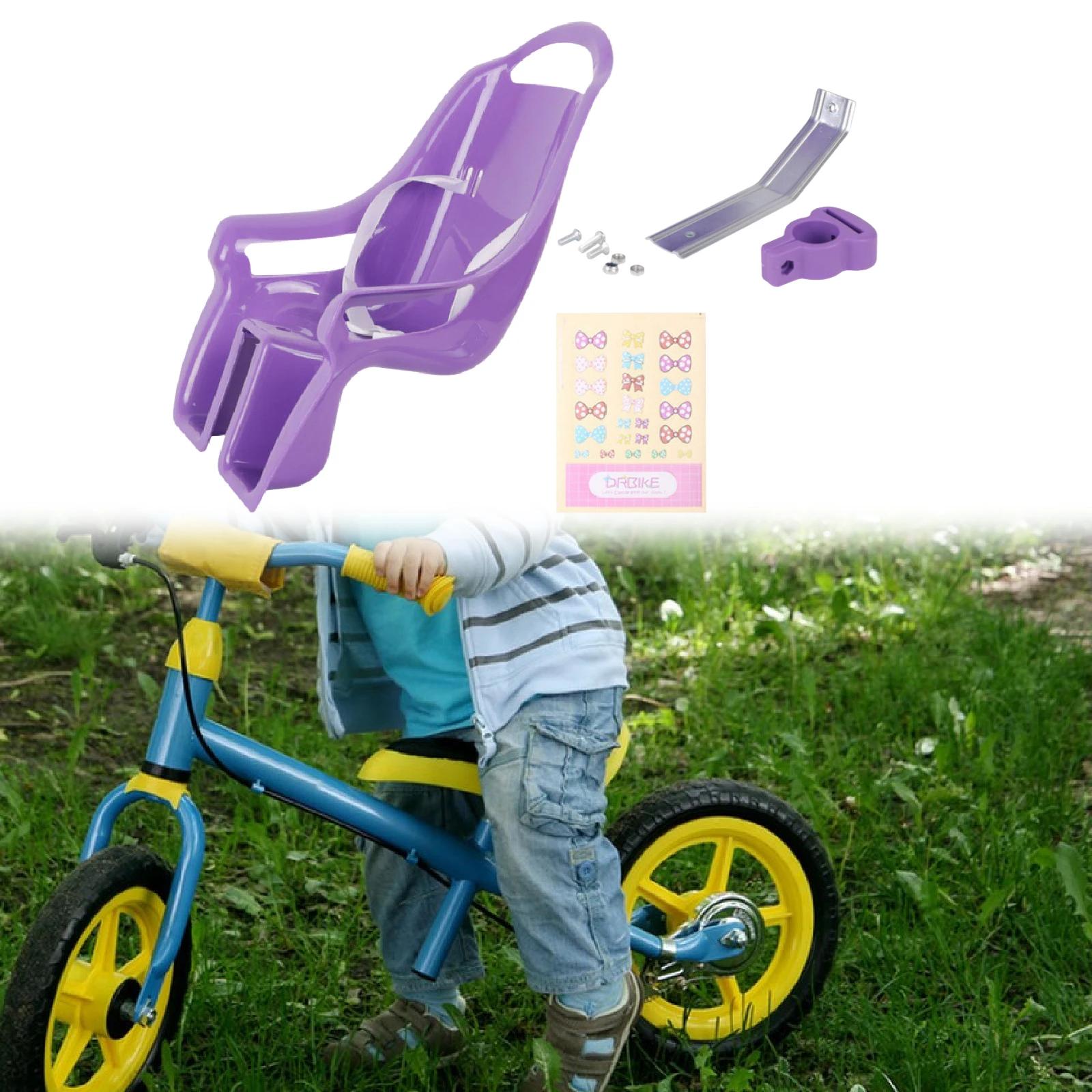 Porte-siège de vélo pour poupée bébé, poupées de taille Standard, animaux en peluche, ajustement confortable, Design de pétales mignons, accessoires d'équipement pour bébé