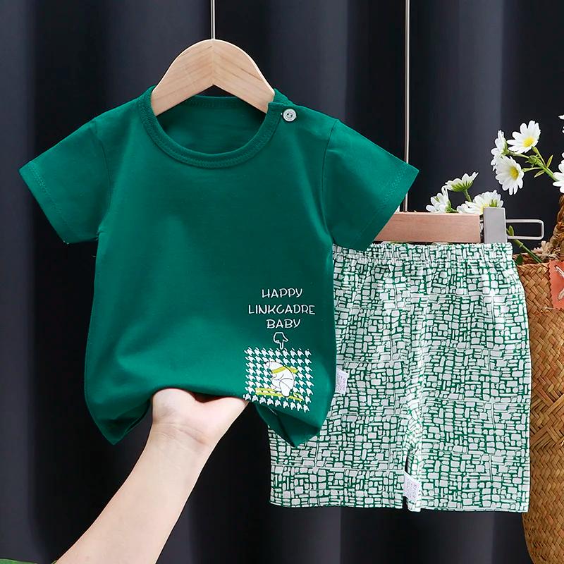 Ensemble de vêtements pour enfants bébé garçon/fille T-Shirt + short