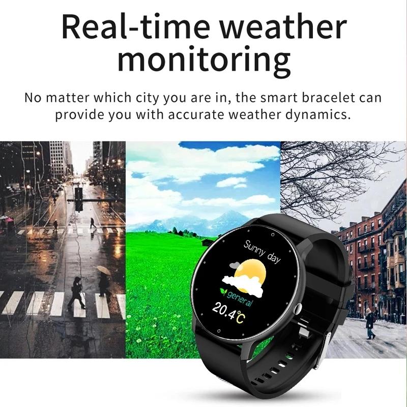 LIGE 2026 montre intelligente femmes hommes dames cadeau Sport Fitness hommes montres moniteur de fréquence cardiaque étanche Smartwatch pour Android IOS