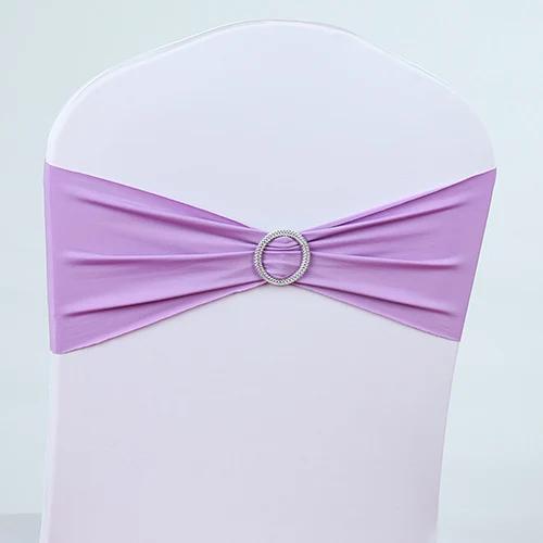 Ceinture élastique pour chaise, ceinture élastique au design fleur ronde