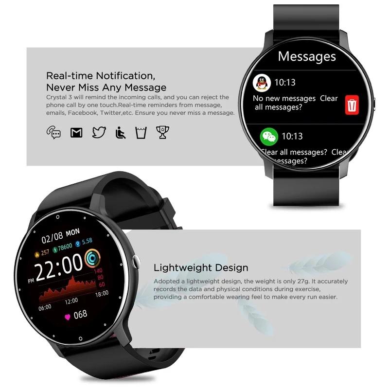 LIGE 2026 montre intelligente femmes hommes dames cadeau Sport Fitness hommes montres moniteur de fréquence cardiaque étanche Smartwatch pour Android IOS