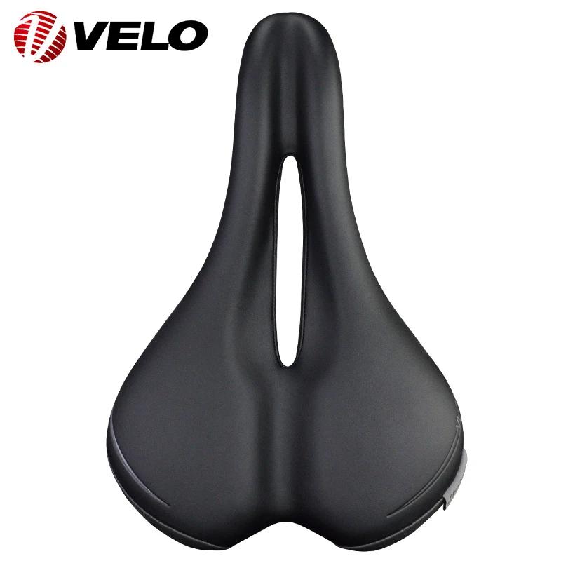 Conductrice O-Selle de vélo confortable en cuir PU, rail en acier d'origine, gravier de route, VTT, vélo de ville tout-terrain, pièces de vélo de tourisme