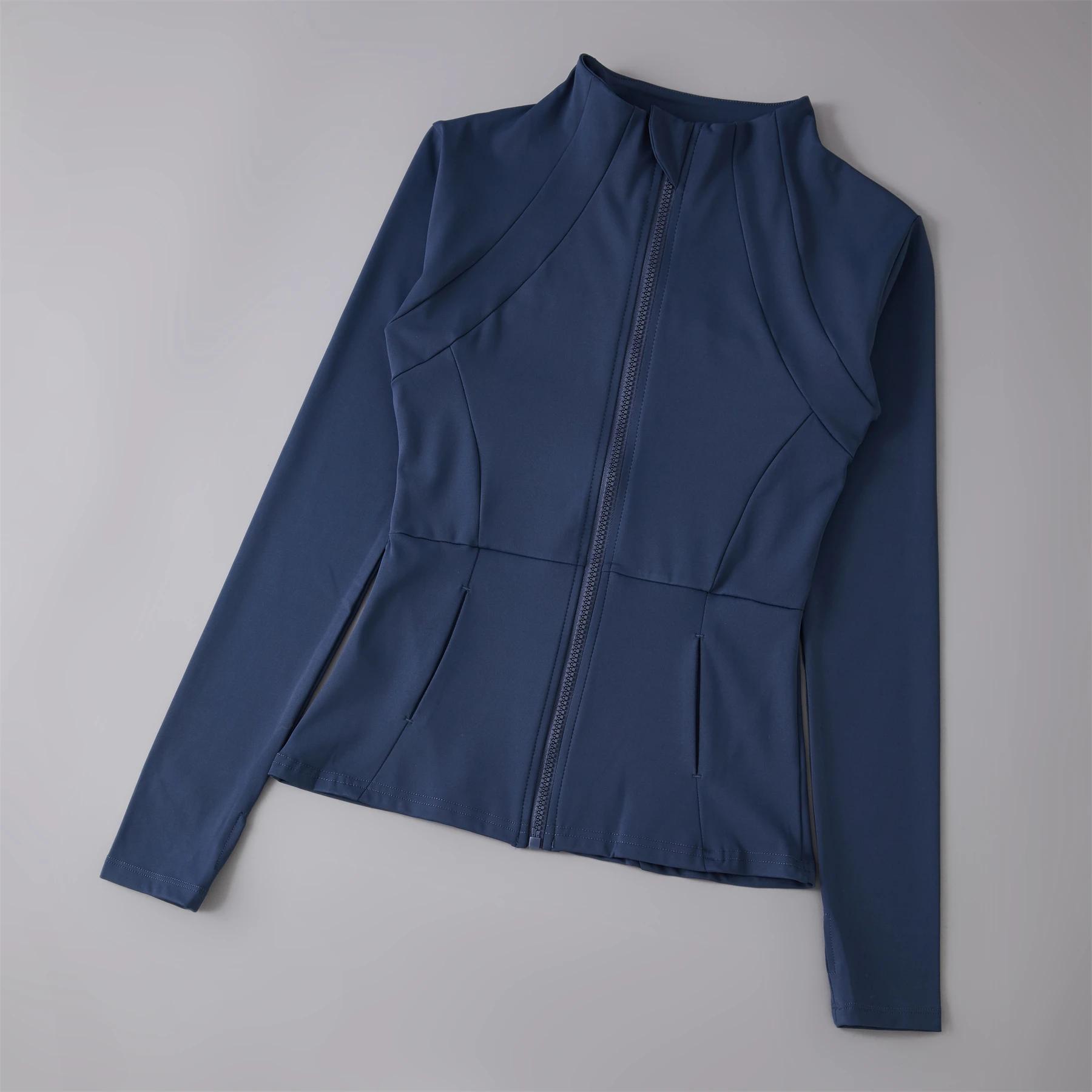 Vêtements de Yoga coupe-vent vêtements de sport femme course à manches longues sweat-shirt vestes de sport haut femmes hauts d'entraînement vêtements de sport
