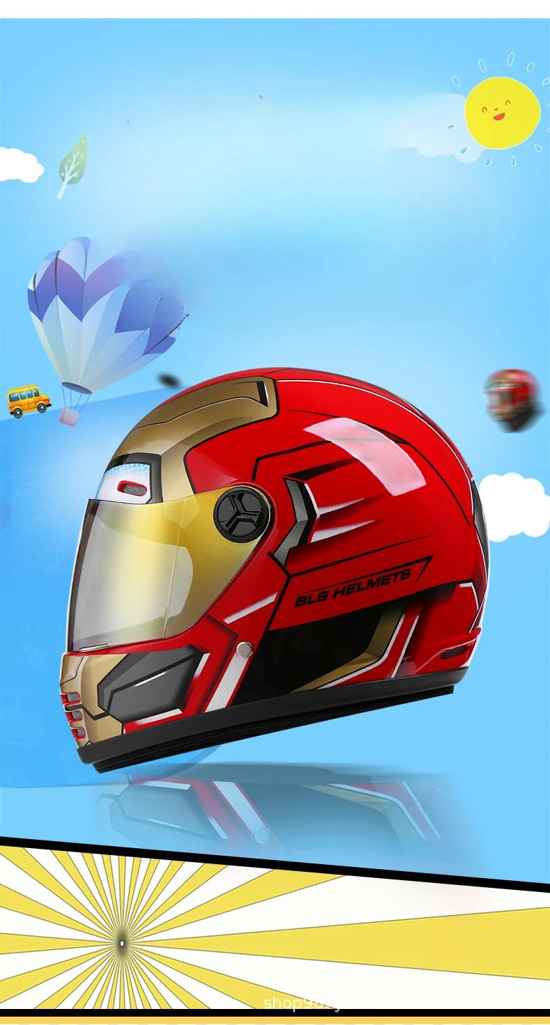 Enfants moto enfants enfant casque filles garçons casque de sécurité été garçons demi casque scooter accessoires vélos casque enfants
