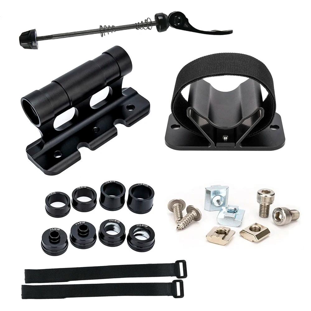 Support de montage de fourche de vélo support de vélo à dégagement rapide support fixe de roue arrière de vélo pour transport de voiture occasionnels usage randonnée voyage