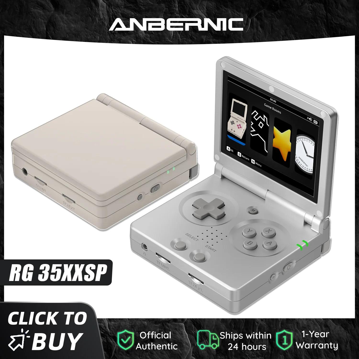 Console portable ANBERNIC RG35XXSP avec écran IPS de 3