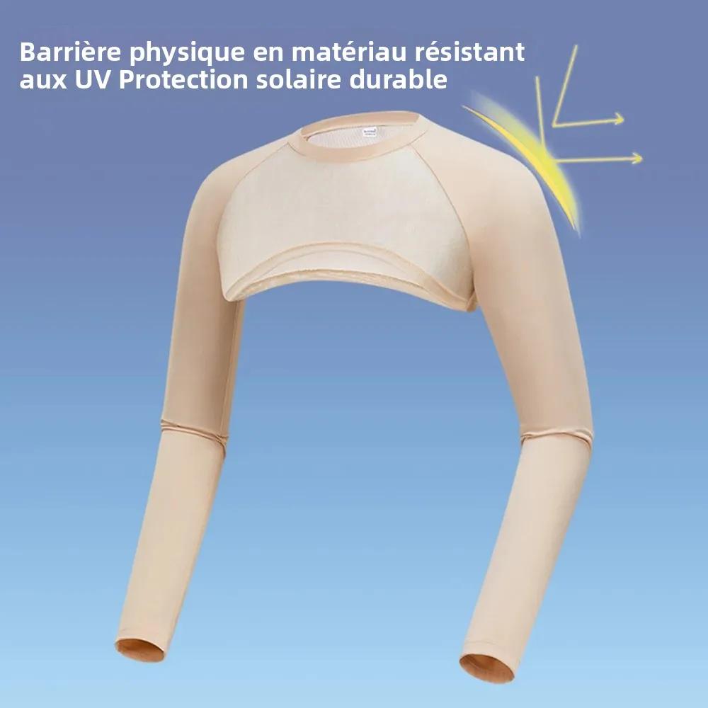 Golf femmes été à manches longues châle crème solaire bas chemise dames refroidissement glace soie