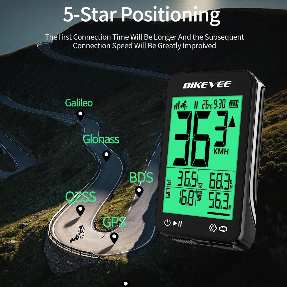 Ordinateur de vélo GPS sans fil numérique