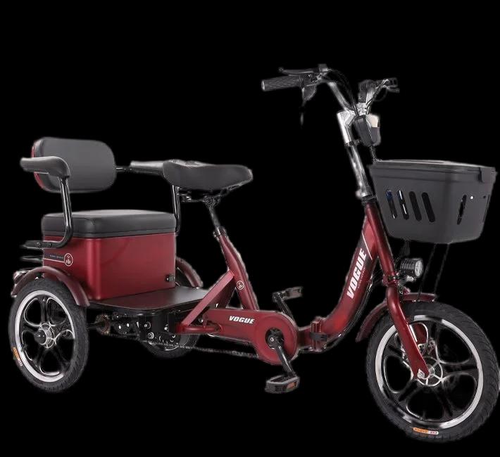 Tricycle électrique avec siège passager pour adulte