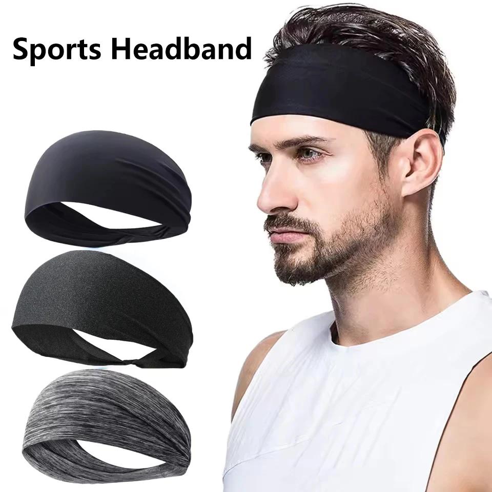 Bandeaux de sport élastiques absorbant la transpiration, séchage rapide, antidérapants et respirants pour le yoga et la course à pied