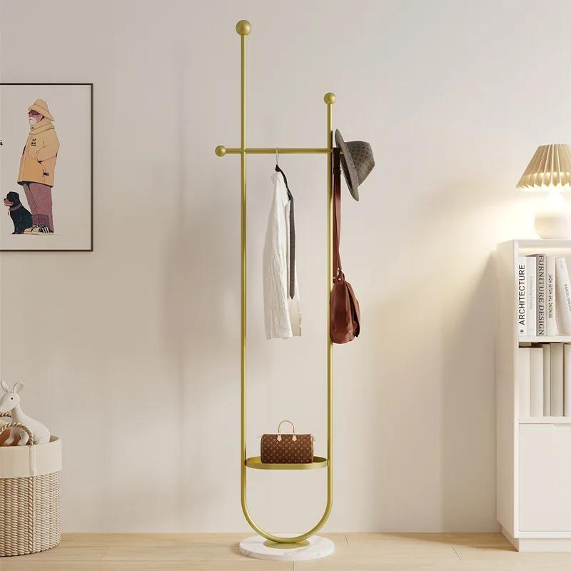 Support Portable porte-vêtements chambre support au sol cintre porte-chapeau maison moderne Perchero De Pie magasin De vêtements meubles