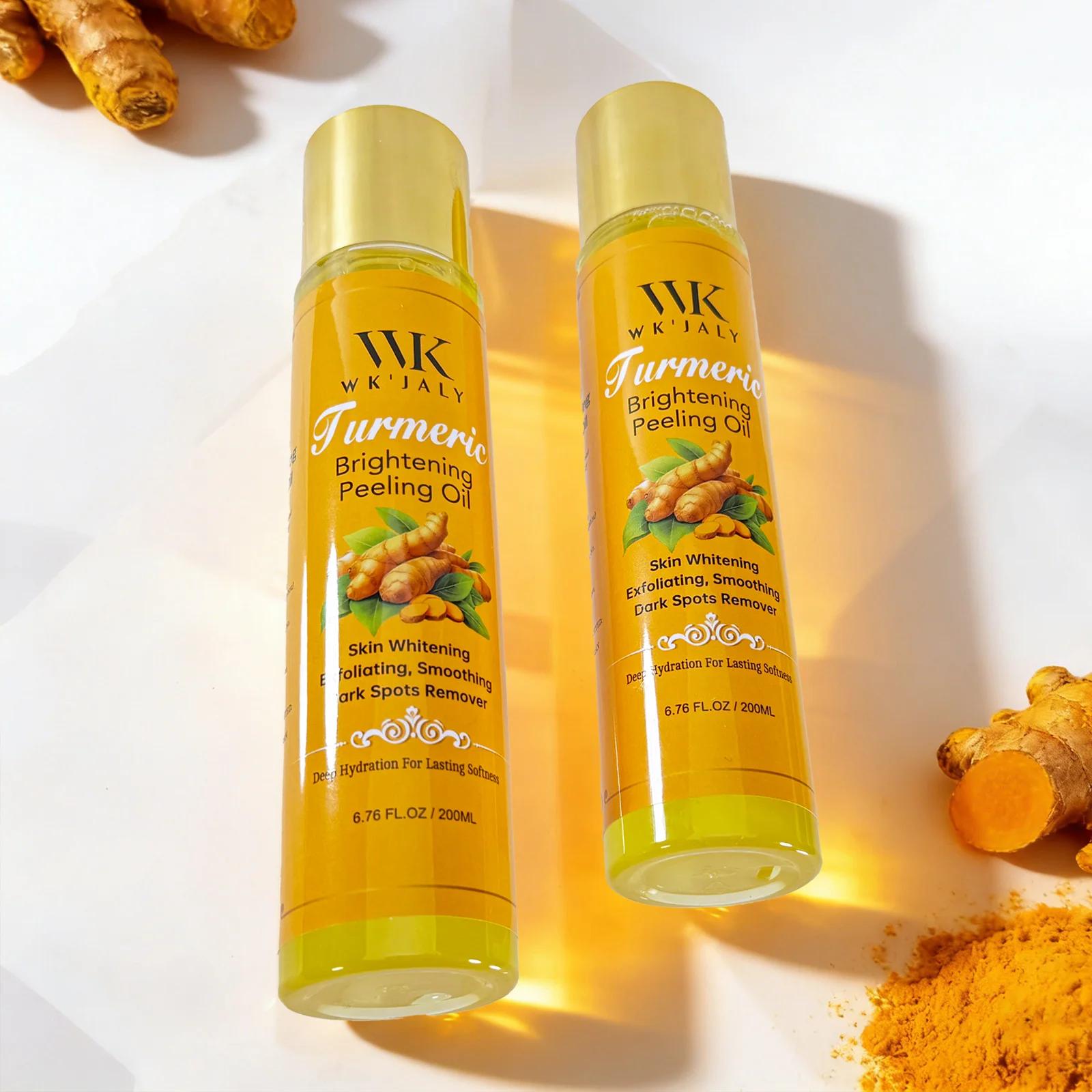 WK JALY Huile exfoliante jaune pour tous les tons de peau