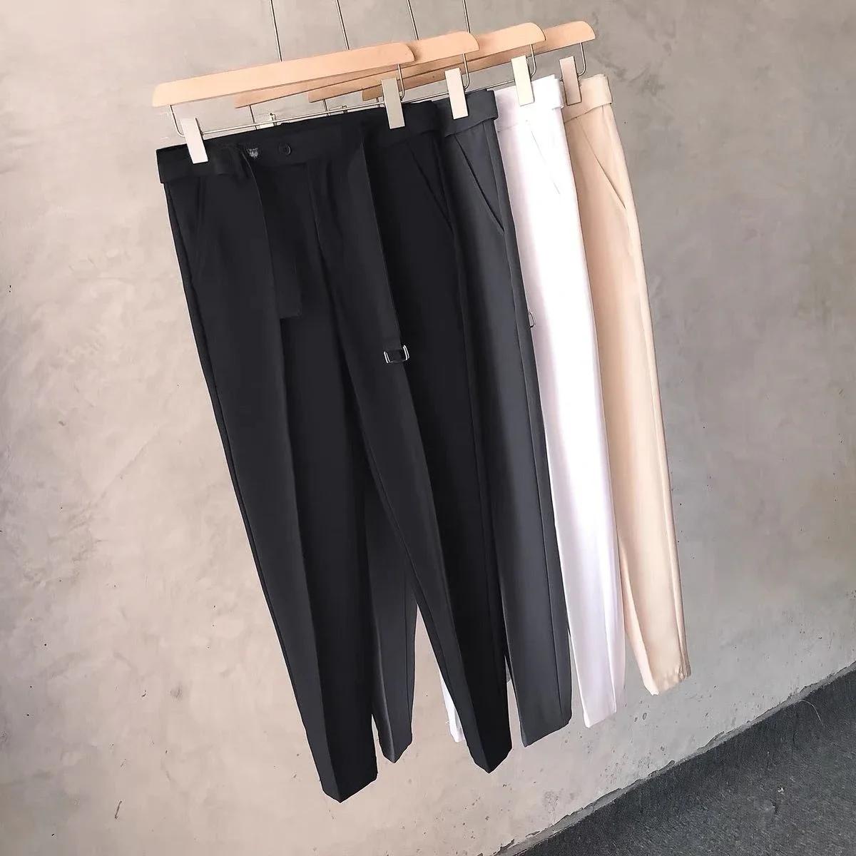 Pantalon de bureau drapé pour hommes
