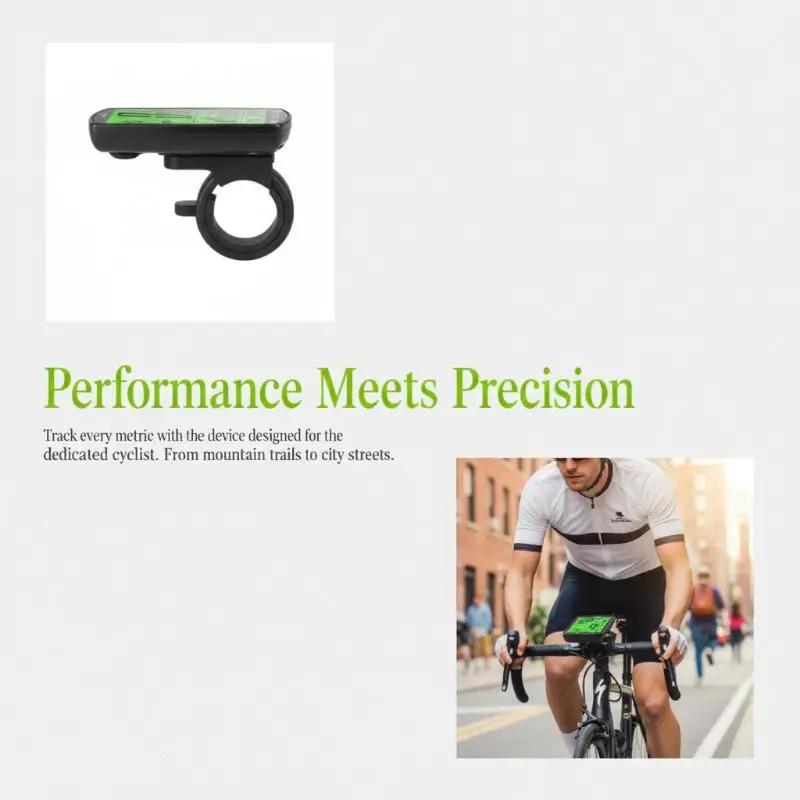 Compteur de vitesse GPS pour vélo, ordinateur de vélo, compteur de vitesse GPS étanche, odomètre de vélo de 2,4 pouces