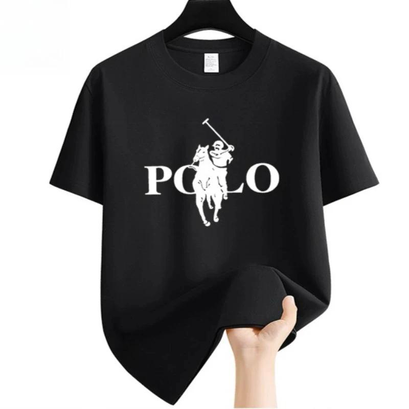 Vêtements de marque pour hommes, mode estivale, shorts décontractés pour affaires, t-shirt à manches courtes polyvalent à col rond, t-shirt respirant
