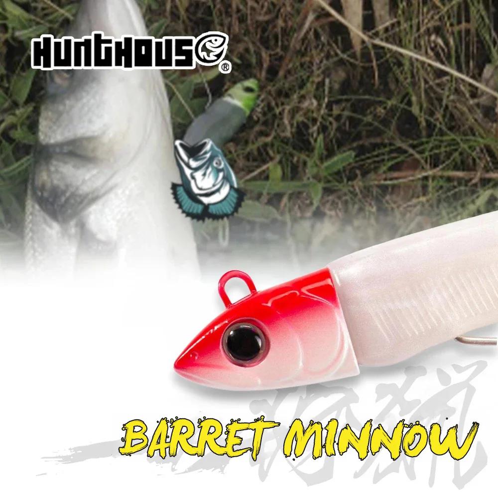 Hunthouse Barre de pêche T. Leurre méné 7g/12g/25g/40g/60g/90g/120g tête de JIgging appât en Silicone souple Wobblers po