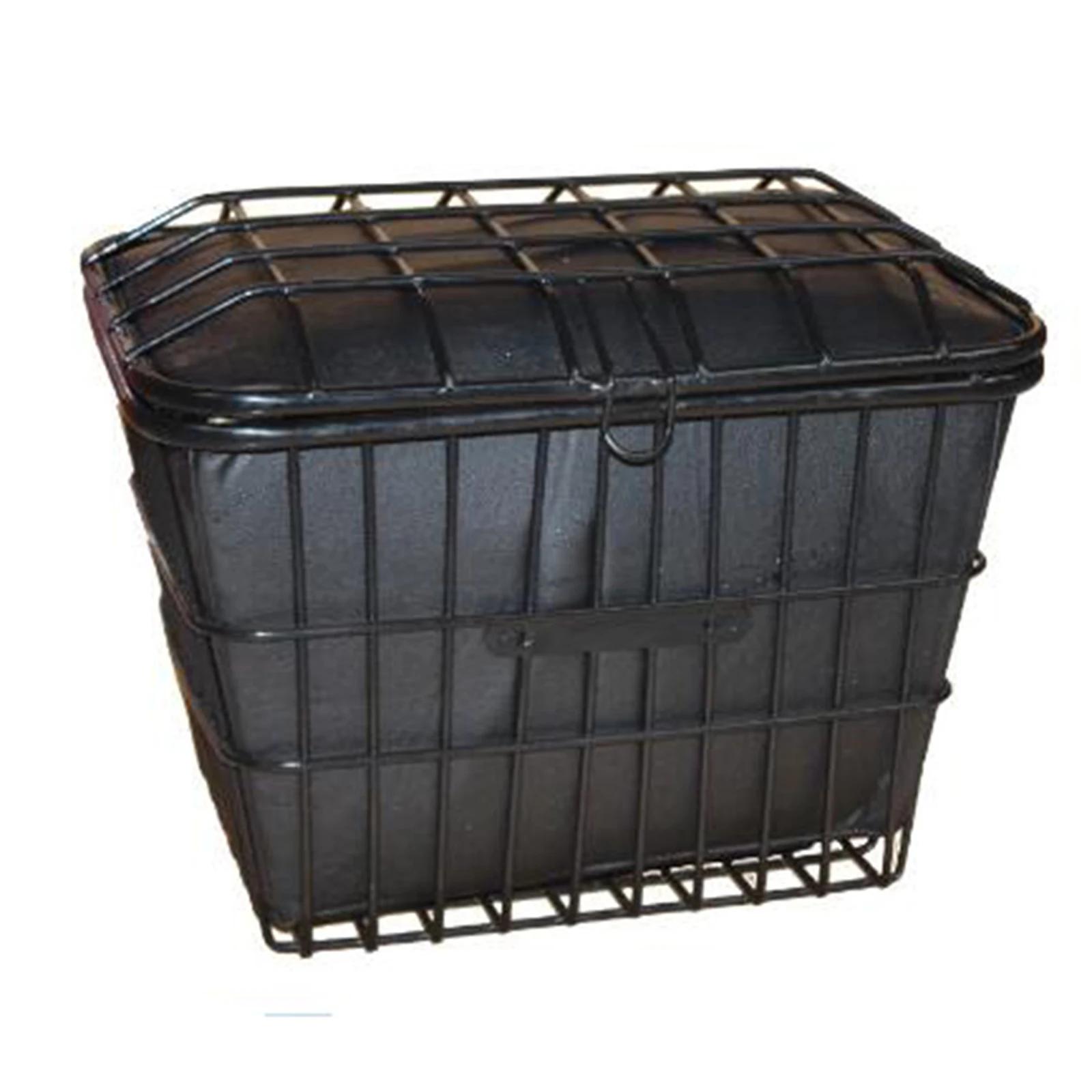 Doublure de panier de vélo, panier avant de vélo, fourre-tout suspendu arrière, sac de rangement, panier de vélo pour vélos de route en plein air, vélo électrique de Camping