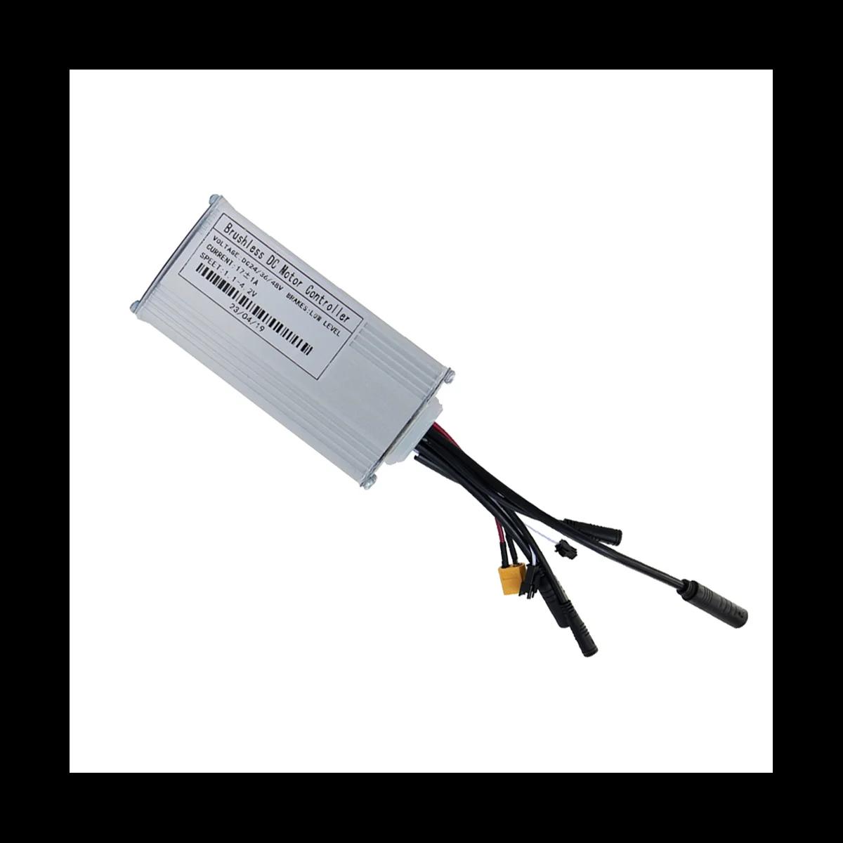 Kit de contrôleur de vélo électrique, scooter à onde sinusoïdale, pièces de modification de vélo électrique, 3 modes, 24V, 36V, 48V, 17A